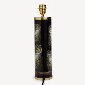 Fornasetti Base Lampada Civette Cilindrica^ Lampade E Paralumi