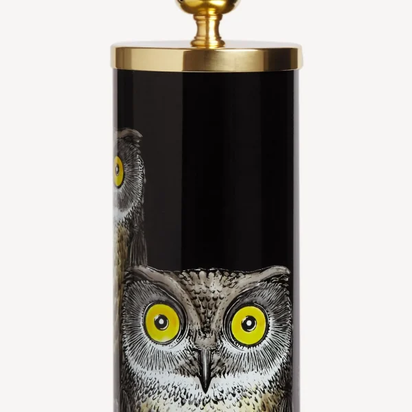 Fornasetti Base Lampada Civette Cilindrica^ Lampade E Paralumi
