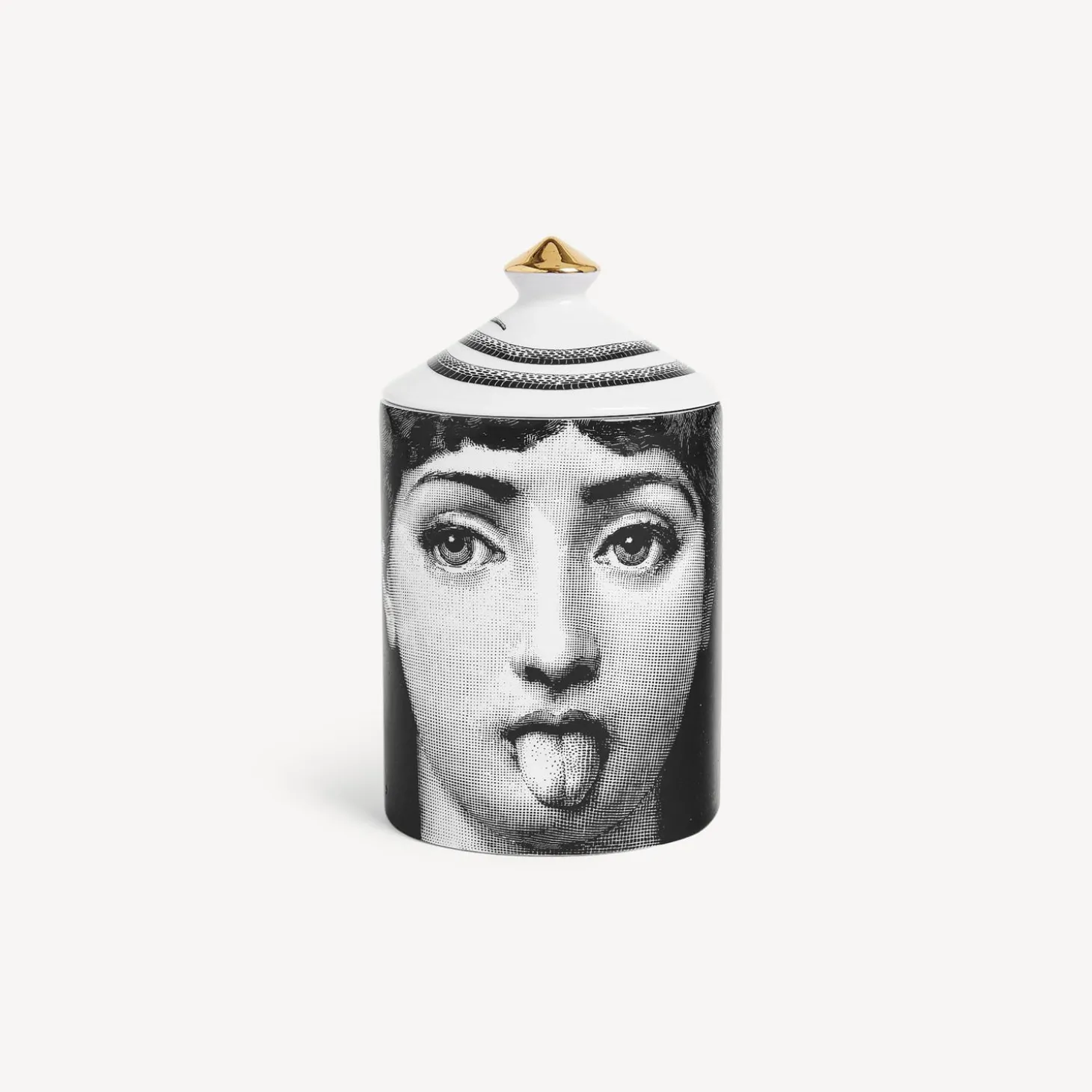 candela_profumata_se_poi__1-3.webp Fornasetti Candela Profumata Se Poi - Decoro Mascherina - Fragranza Frutto Proibito^ Candele Profumate
