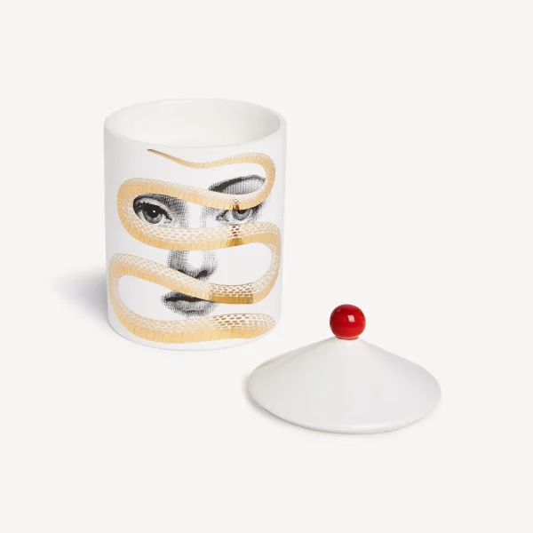 Fornasetti Candela Profumata Se Poi - Decoro Peccato Originale - Fragranza Frutto Proibito^ Candele Profumate