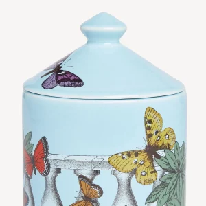 Fornasetti Candela Profumata Se Poi - Decoro Farfalle E Balaustra - Fragranza Giardino Segreto^ Candele Profumate