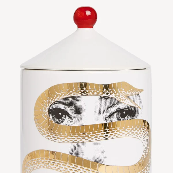 Fornasetti Candela Profumata Se Poi - Decoro Peccato Originale - Fragranza Frutto Proibito^ Candele Profumate