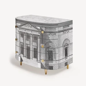 Fornasetti Cassettiera Curva Palladiana^ Cassettiera