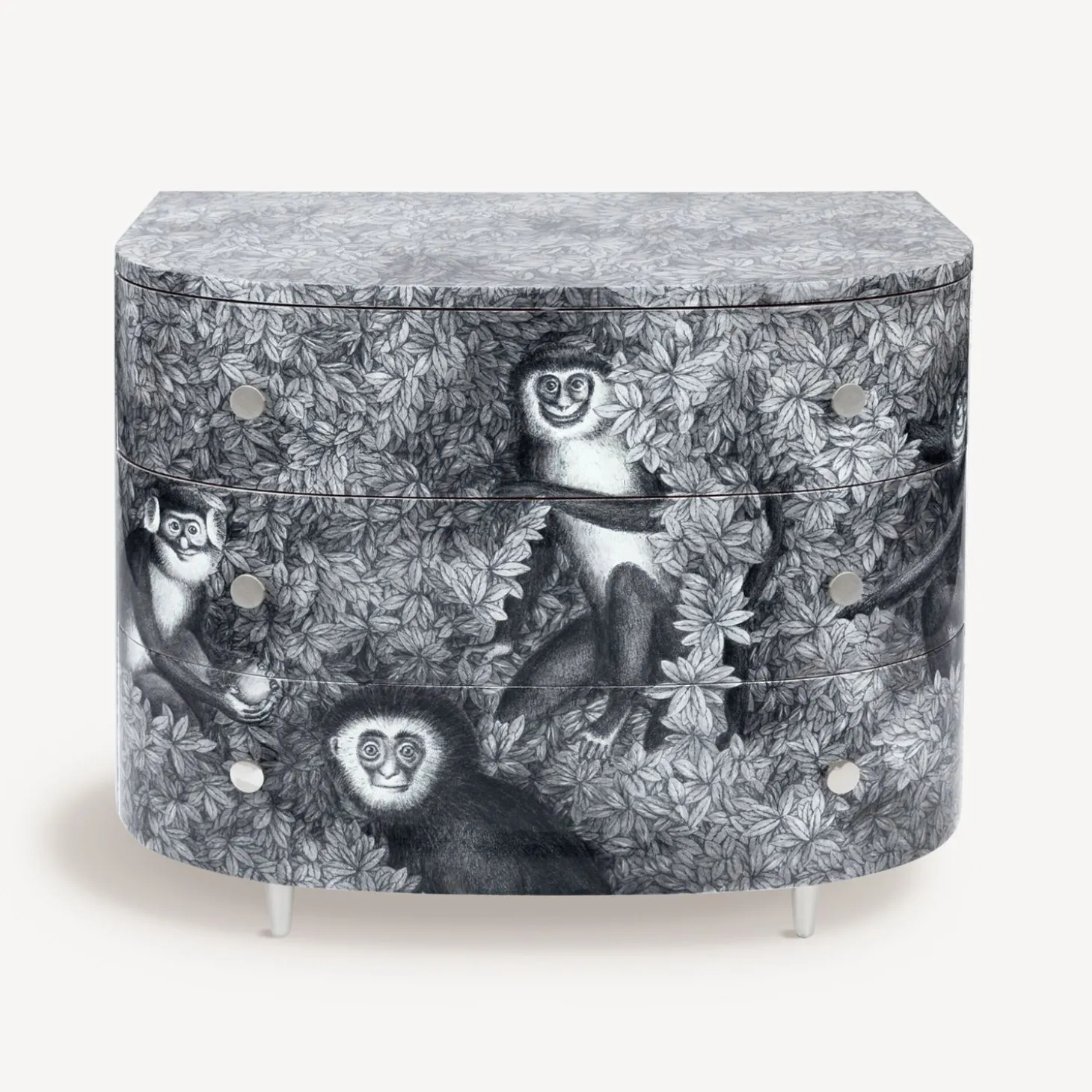 cassettiera_curva_scimmie_0.webp Fornasetti Cassettiera Curva Scimmie^ Cassettiera