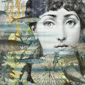 Fornasetti Consola Sirena^ Console Di Archiviazione