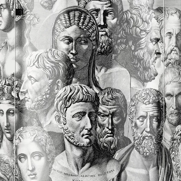 Fornasetti Consolle Alta Teste Antiche^ Console Di Archiviazione
