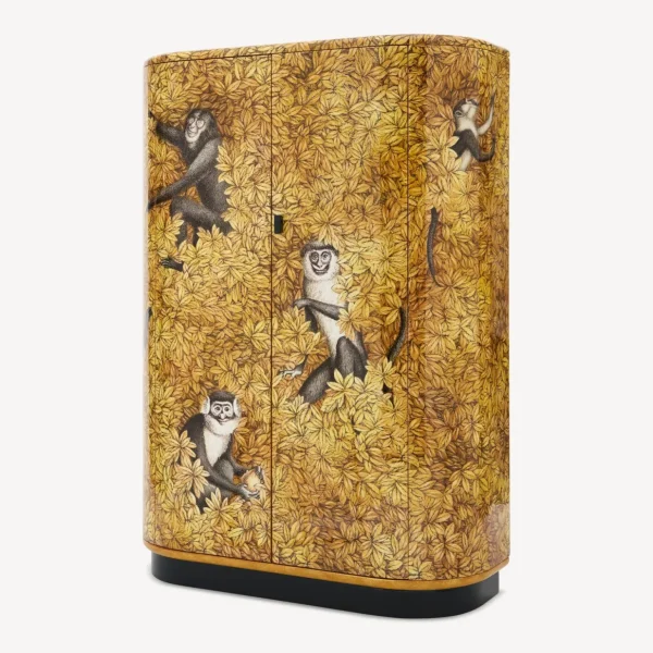 Fornasetti Mobile Curvo Scimmie E Foglie^ Armadi Curvi