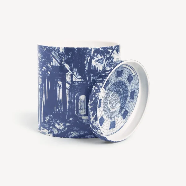 Fornasetti Nel Mentre Candela Profumata Grande - Decoro Giardino Settecentesco - Fragranza Giardino Segreto^ Candele Profumate