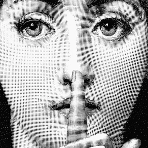 Fornasetti Pannello Silenzio^ Pannelli Decorativi