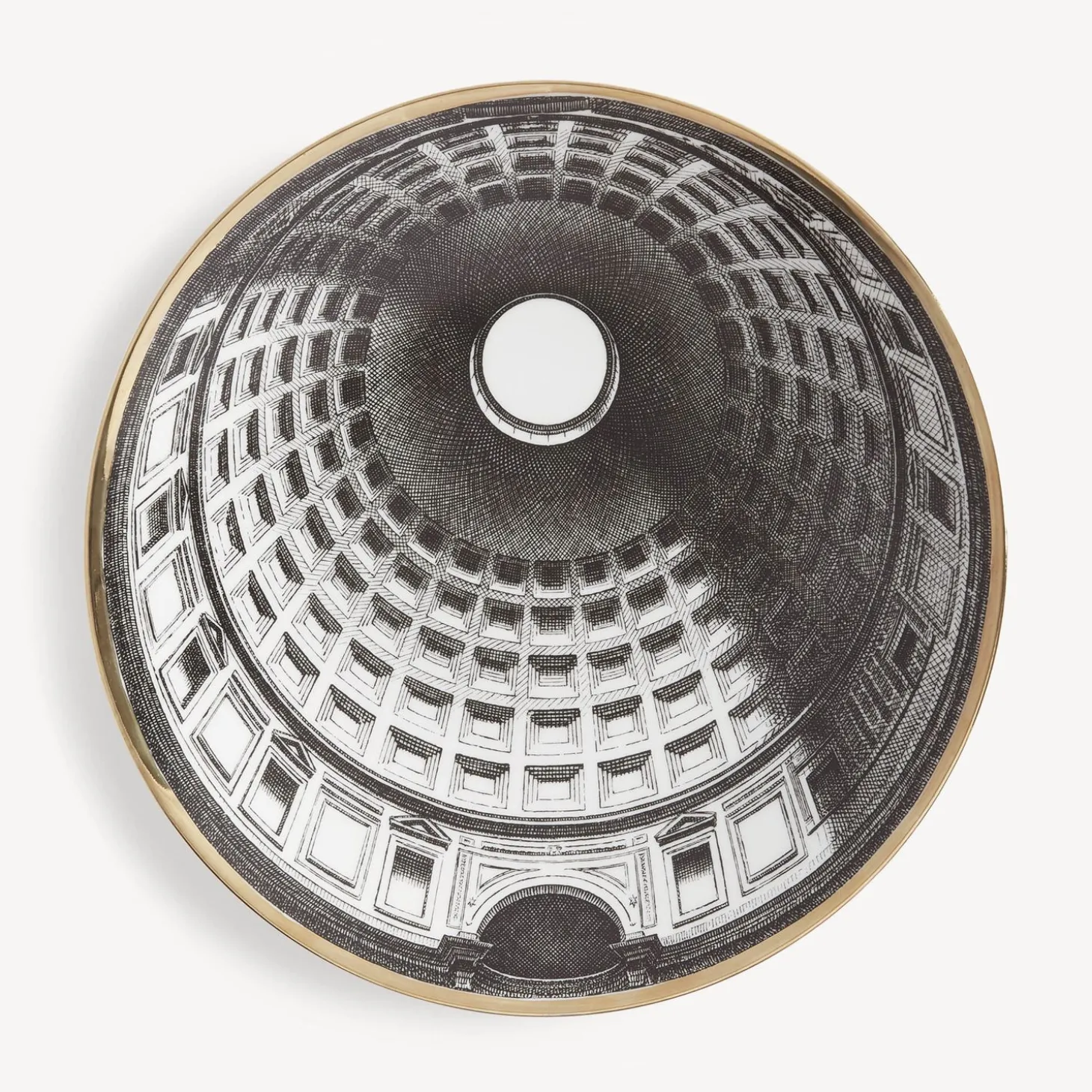 piatto_cupola_pantheon_ro_0.webp Fornasetti Piatto Cupola Pantheon (Roma)^ Piatti Decorativi