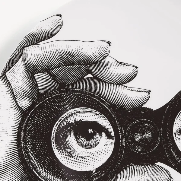 Fornasetti Piatto Da Muro Tema E Variazioni N.371^ Surrealismo