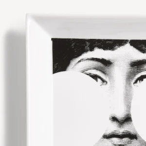 Fornasetti Piatto Quadrato Tema E Variazioni N.149^ Piatti Decorativi