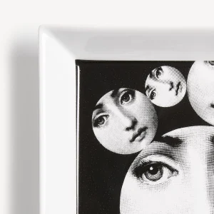 Fornasetti Piatto Quadrato Tema E Variazioni N.242^ Piatti Decorativi