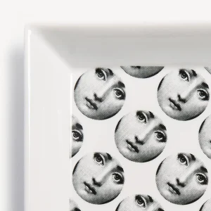 Fornasetti Piatto Quadrato Tema E Variazioni N.197^ Piatti Decorativi