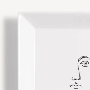 Fornasetti Piatto Solitario^ Piatti Decorativi