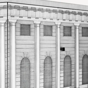 Fornasetti Piccola Madia Architettura^ Armadietti