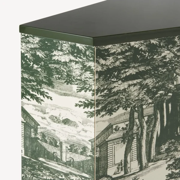 Fornasetti Piccolo Mobiletto Poliedrico Giardino Settecentesco^ Armadietti