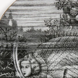 Fornasetti Placca Bordo Sirena N.3^ Piatti Decorativi