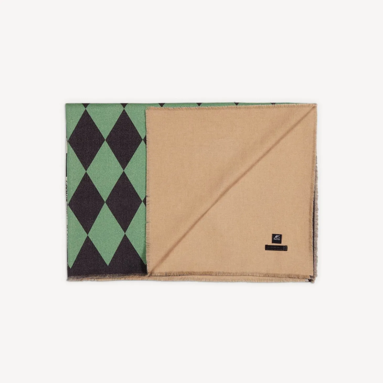 plaid_alta_fedelta_losang_2.webp Fornasetti Plaid Alta Fedelta Losanghe^ Plaid