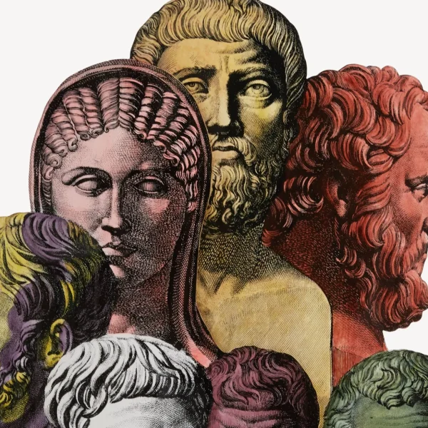 Fornasetti Portaombrelli Trompe L'Oeil Teste Antiche^ Portaombrelli