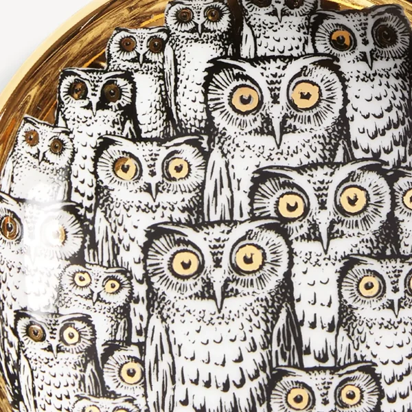Fornasetti Posacenere Congresso Di Civette^ Posacenere Di Design