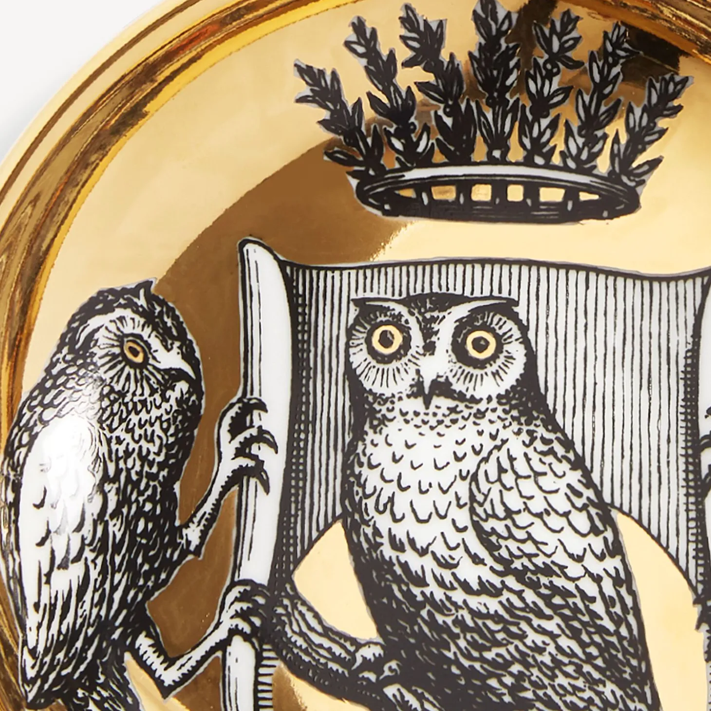 posacenere_stemma_di_cive_3.webp Fornasetti Posacenere Stemma Di Civette^ Posacenere Di Design