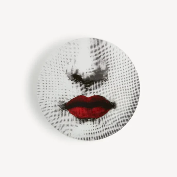 Fornasetti Scatola Rotonda Red Lips - Tema E Variazioni N.397^ Piccoli Contenitori