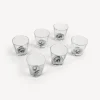 Fornasetti Set 6 Bicchieri Occhio E Bocca^ Bicchieri E Sottobicchieri