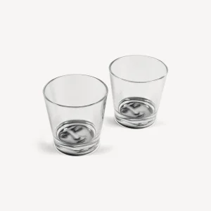 Fornasetti Set 2 Bicchieri Tema E Variazioni^ Bicchieri E Sottobicchieri