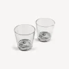 Fornasetti Set 2 Bicchieri Tema E Variazioni^ Bicchieri E Sottobicchieri