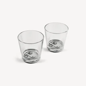 Fornasetti Set 2 Bicchieri Tema E Variazioni^ Bicchieri E Sottobicchieri