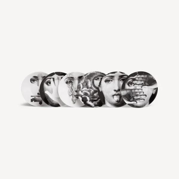 Fornasetti Set 6 Tazze Da Te Tema E Variazioni^ Set Da Te E Caffe