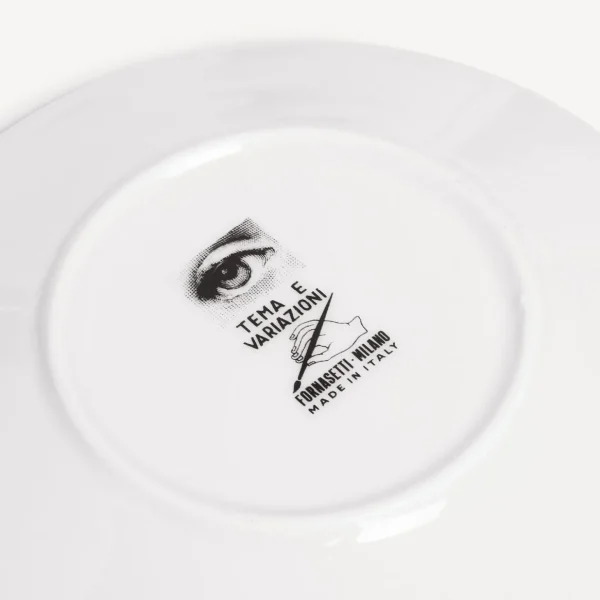 Fornasetti Set 6 Tazze Da Te Tema E Variazioni N.1^ Set Da Te E Caffe