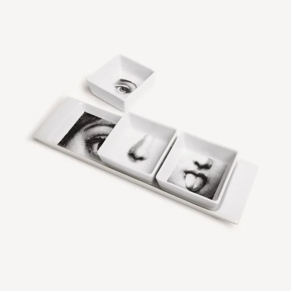 Fornasetti Set Antipasti I Sensi^ Set Di Antipasti E Centrotavola
