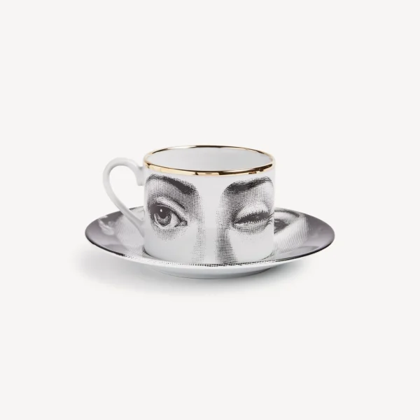 Fornasetti Tazza Da Te Tema E Variazioni L'Antipatico^ Set Da Te E Caffe
