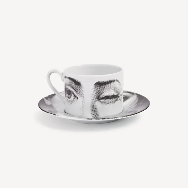 Fornasetti Tazza Da Te Tema E Variazioni L'Antipatico^ Set Da Te E Caffe
