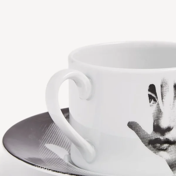 Fornasetti Tazza Da Te Tema E Variazioni Mano^ Set Da Te E Caffe
