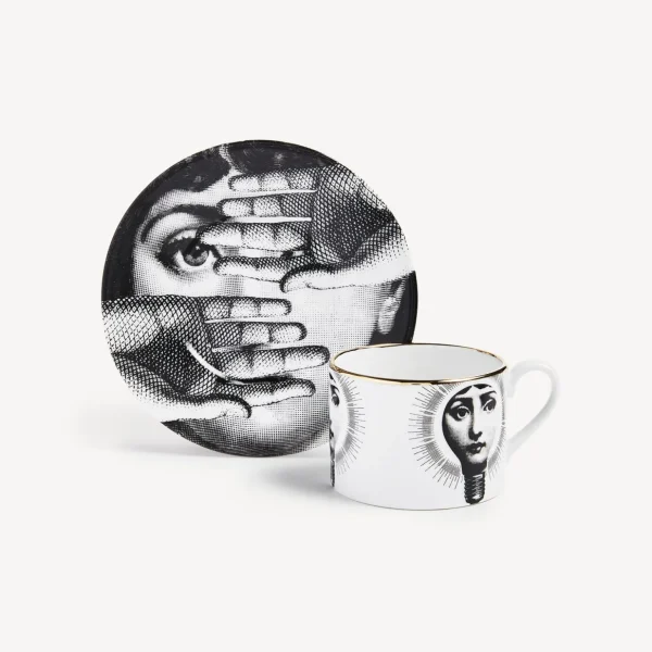Fornasetti Tazza Da Te Tema E Variazioni Lampadina^ Set Da Te E Caffe