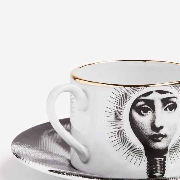 Fornasetti Tazza Da Te Tema E Variazioni Lampadina^ Set Da Te E Caffe