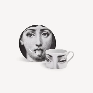 Fornasetti Tazza Da Te Tema E Variazioni L'Antipatico^ Set Da Te E Caffe