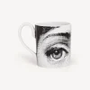 Fornasetti Tazza Occhi^ Set Da Te E Caffe