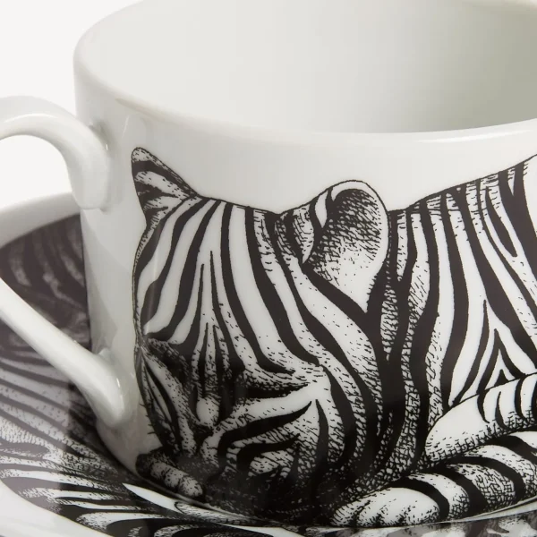 Fornasetti Tazza Te Alta Fedelta Tigrato^ Set Da Te E Caffe