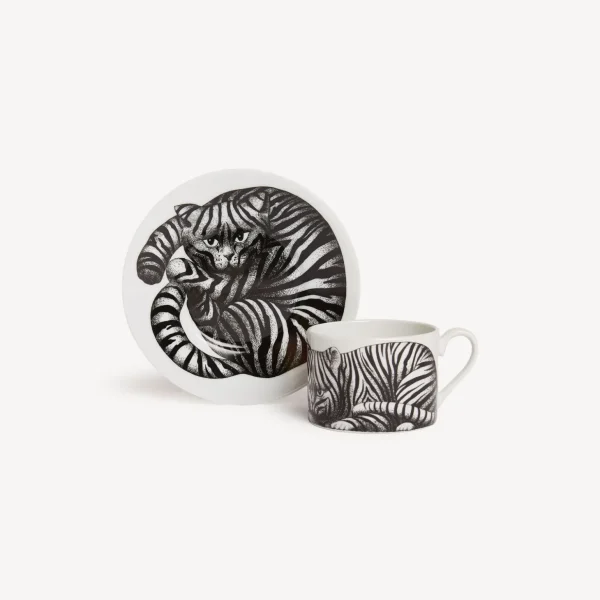 Fornasetti Tazza Te Alta Fedelta Tigrato^ Set Da Te E Caffe