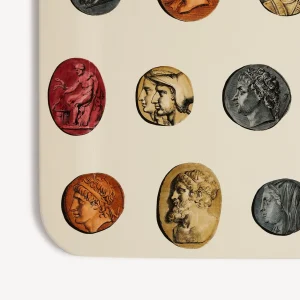 Fornasetti Vassoio Cammei^ Vassoi E Pliants Decorativi