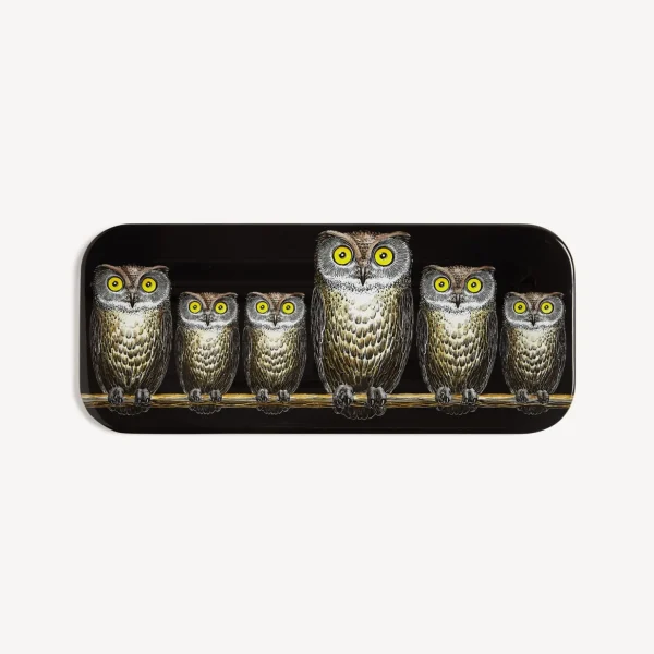 Fornasetti Vassoio Civette^ Vassoi E Pliants Decorativi