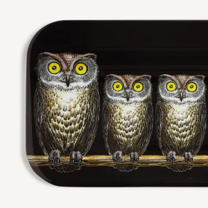 Fornasetti Vassoio Civette^ Vassoi E Pliants Decorativi