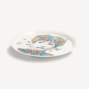 Fornasetti Vassoio Fior Di Lina^ Vassoi E Pliants Decorativi