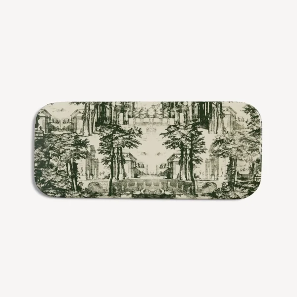 Fornasetti Vassoio Giardino Settecentesco^ Vassoi E Pliants Decorativi
