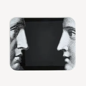 Fornasetti Vassoio Profili^ Vassoi E Pliants Decorativi