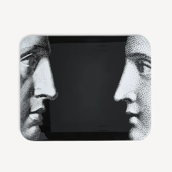 Fornasetti Vassoio Profili^ Vassoi E Pliants Decorativi